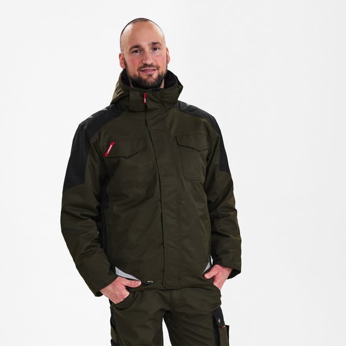Engel Galaxy winterjack 1410-354 - Forest Green / Black - S