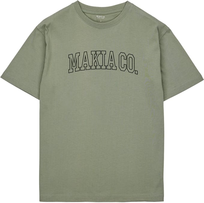 Makia Nord T-shirt Met Korte Mouwen Groen M Man