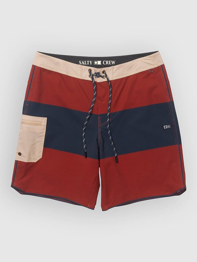 Salty Crew Session Blocked Boardshorts rood