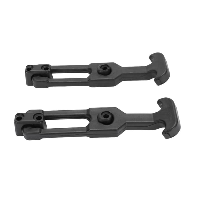 Flexibele Trekker Latch Rubber T-Handvat Haspel Trekker Latch voor Gereedschapskist Koelbox Technische Machine Kap black