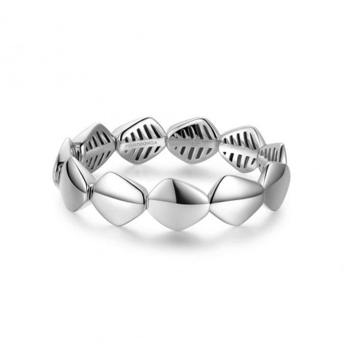 Pianegonda Incipit Bracelet Zilver Wit 17