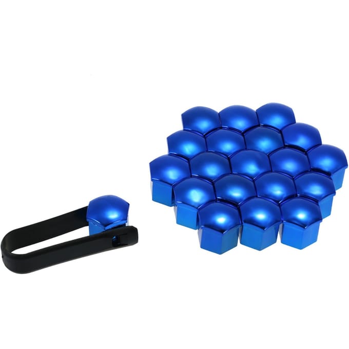 20 stuks Universele 17mm Wielmoerkappen Wielmoerkappen Schroefbeschermer