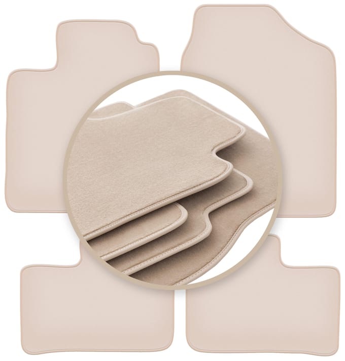 PREMIUM beige matten voor: Daihatsu Cuore VI hatchback 2003-2007