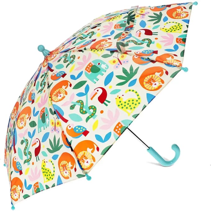 Push-up paraplu voor kinderen Rex London Wild Wonders
