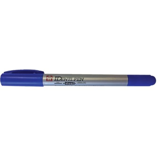 Viltstift sakura identi-pen multifunctioneel blauw