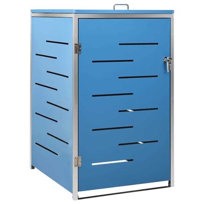 vidaXL - Containerberging - enkel - 69x77,5x115 - cm - roestvrij - staal