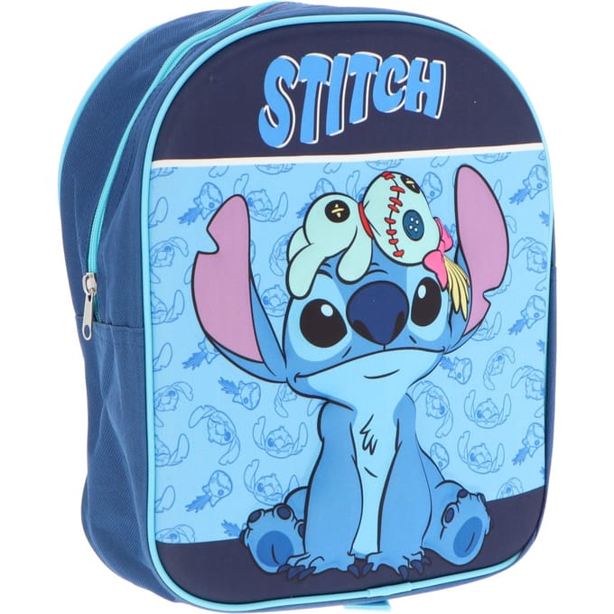 Lilo & Stitch 3D Rugzak - Schooltas - Polyester - Blauw - Rugzak kind