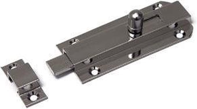 profielschuif 50x25mm vlak vernikkeld