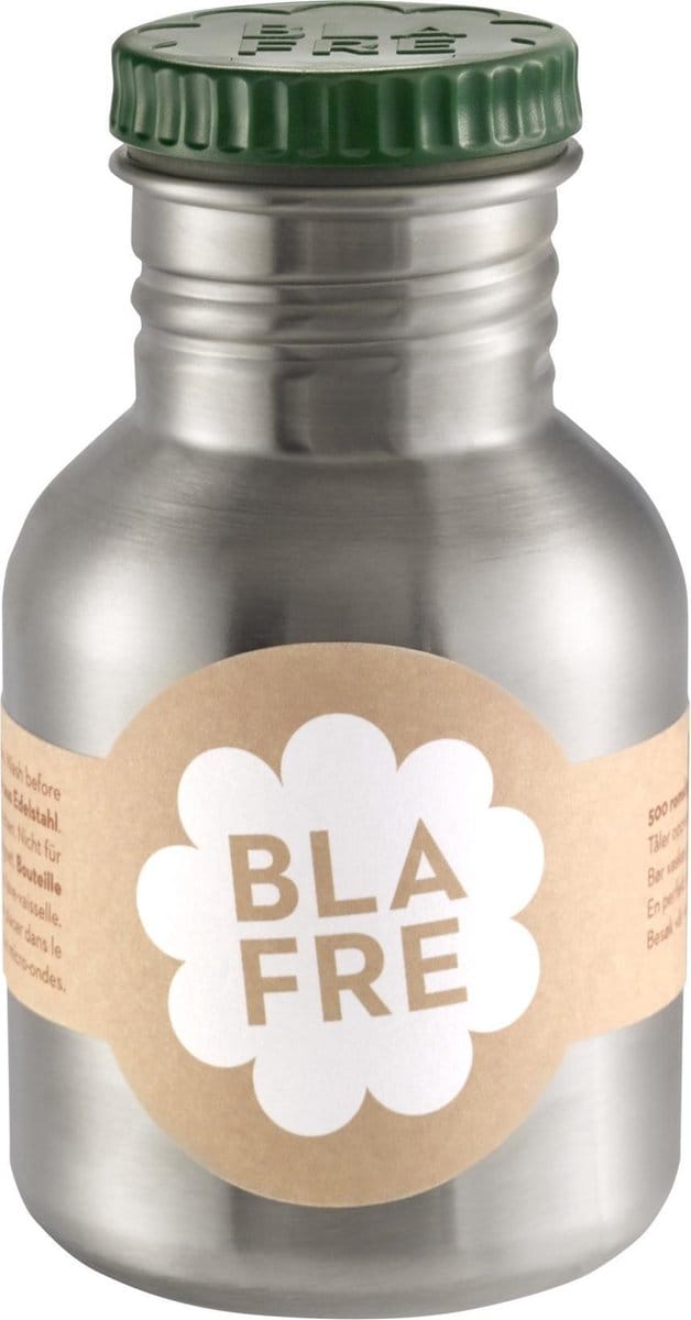 Blafre | Roestvrijstalen Drinkfles 300ml Donkergroen