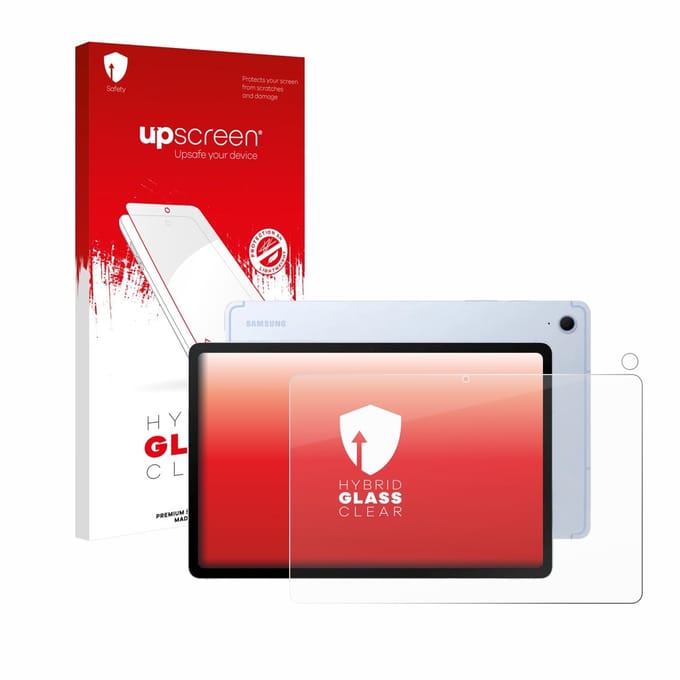 upscreen - Screenprotector voor Samsung Galaxy Tab S10 FE (Voor+Camera) - Folie Beschermfolie Beschermglas transparant