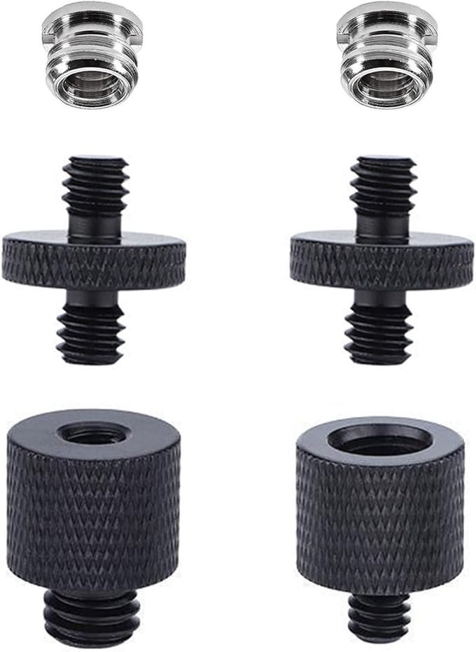 Tripod Thread Adapter 1/4 naar 3/8 Inch - Universele Adapter voor Camera, Lampen en Microfoons