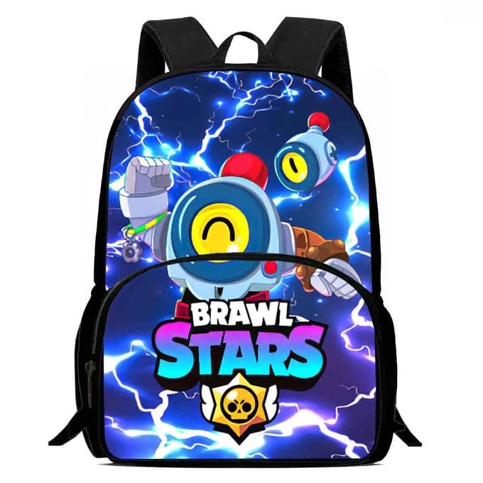 Brawl Stars Schooltas Hoge Definitie Print Multi-Functioneel Lichtgewicht Rugzak