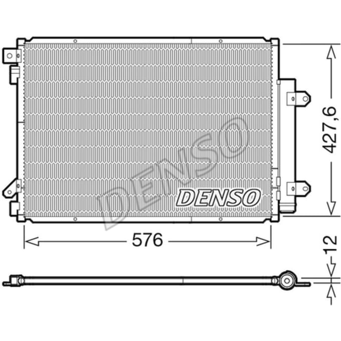 Condensator, airconditioning DENSO DCN47008