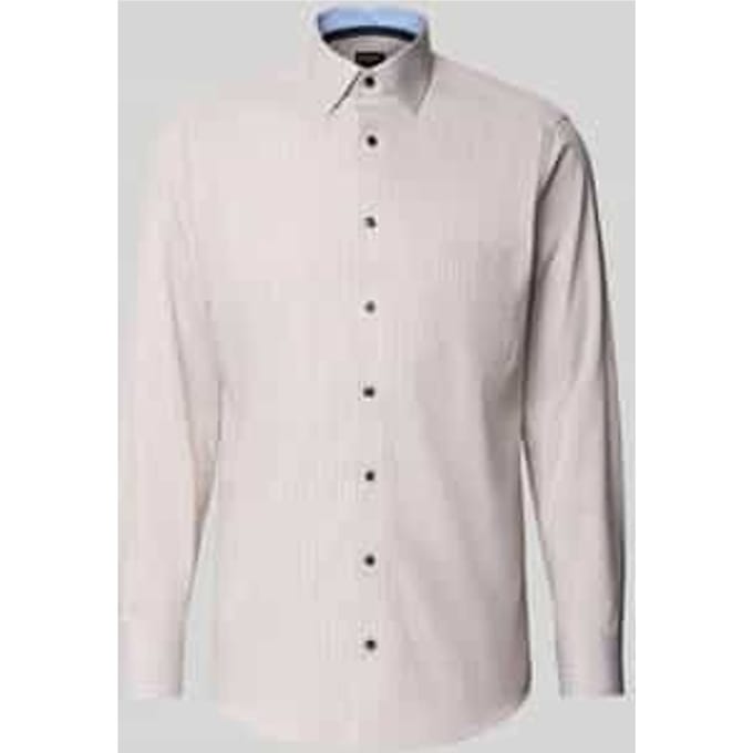 OLYMP Luxor Overhemd, Modern Fit, New Kent, Nougat