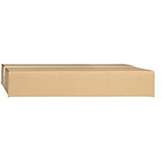 Golfkartonnen vouwdozen, enkele golf, 630 x 440 x 100 mm