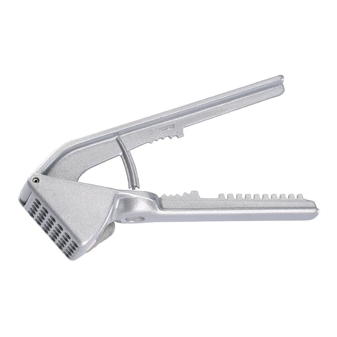 Westmark Multifunctionele pers/notenkraker/ontpitter/visontschubber, 4 in 1, lengte: 16 cm, aluminium, Extracta, 30002260