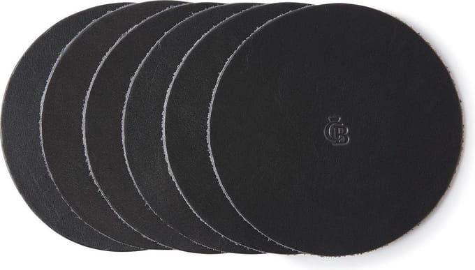 Castelijn & Beerens - Gaucho Onderzetters 6 stuks | zwart -