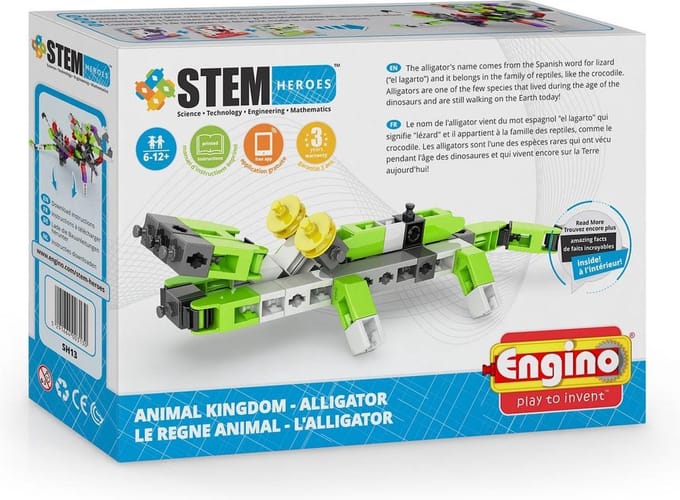 Engino Stem Heroes Alligator - Bouwstenen Engion