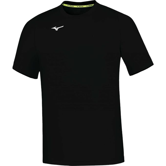 Mizuno Heren Core T-shirt met korte mouwen (Zwart)