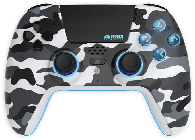 Freaks and Geeks Draadloze Controller - Hall Effect - Bewegingssensor - Vibratie - White Camo - PS5