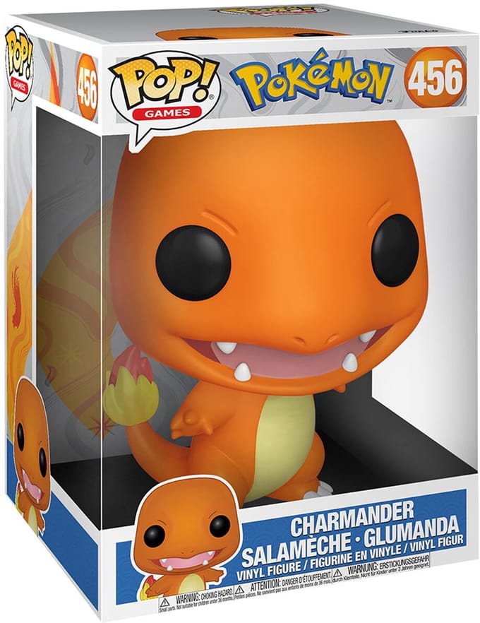Pokémon Charmander (Jumbo Pop!) Vinyl Figuur 456 Unisex Jumbo Pop! - Neutraal - Standard