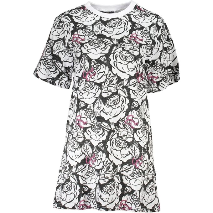 Bloemenroze Print Jurk