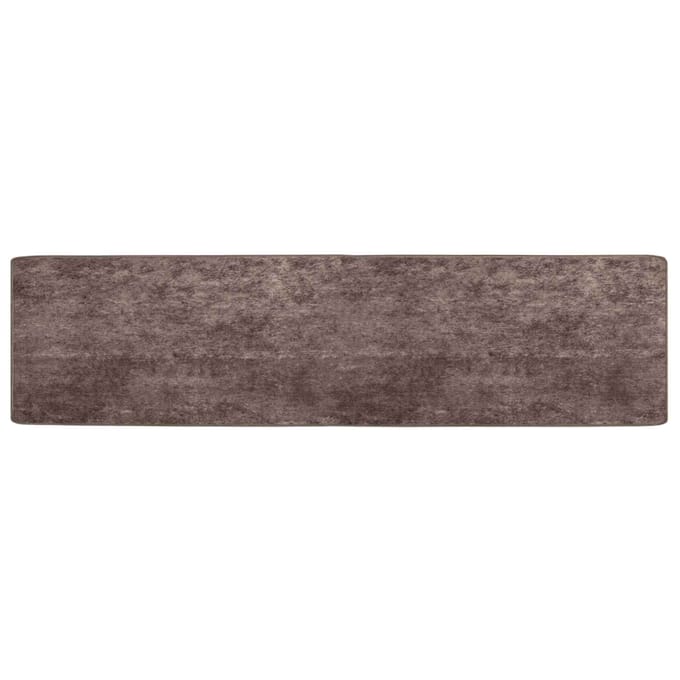 vidaXL - Tapijt - Runner - MARSA - Grijs - 50 - x - 200 - cm - Polyester - en - PVC