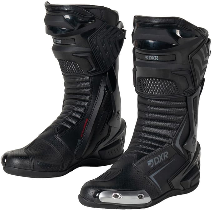 MOTOBLOUZ MotorLaarzen PIVOT Mannen|Synthetisch Zwart 43 CE-gekeurd