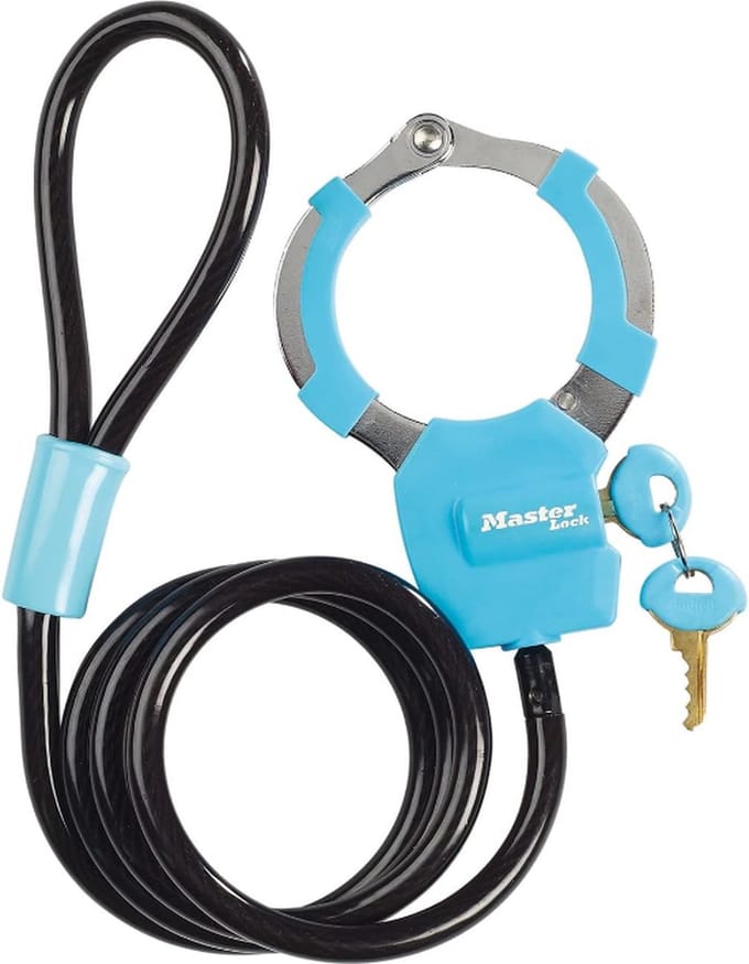 Handboei slot - Fietsslot - Kabelslot - 1 Meter - Masterlock 8275EURDPROBLU