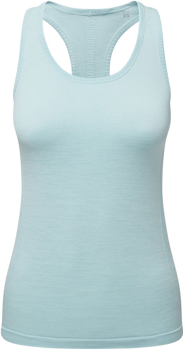 TriDri Women´s Recycled Seamless ´3D Fit´ Multi-Sport Flex Vest TR509 - Sky Blue Melange - M