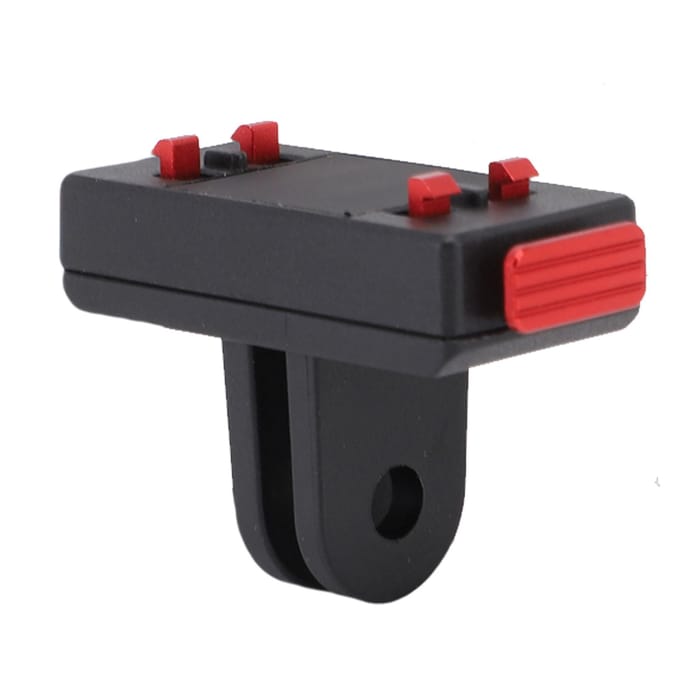 Support à dégagement rapide pour caméra d'action Insta360 Ace Pro 2 Filetage 1/4 2 Broches Enclenchement Support Magnétique Sabot Froid black