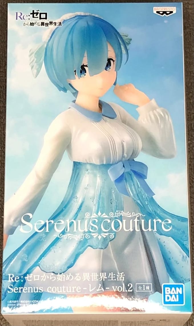 Re: Zero Starting Life in Another World Serenus Couture vol.2 Rem figure 20cm