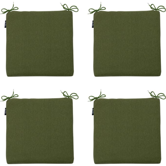 Madison - Zitkussen Moss green canvas eco+ - Ca. 40x40 cm - Set van 4