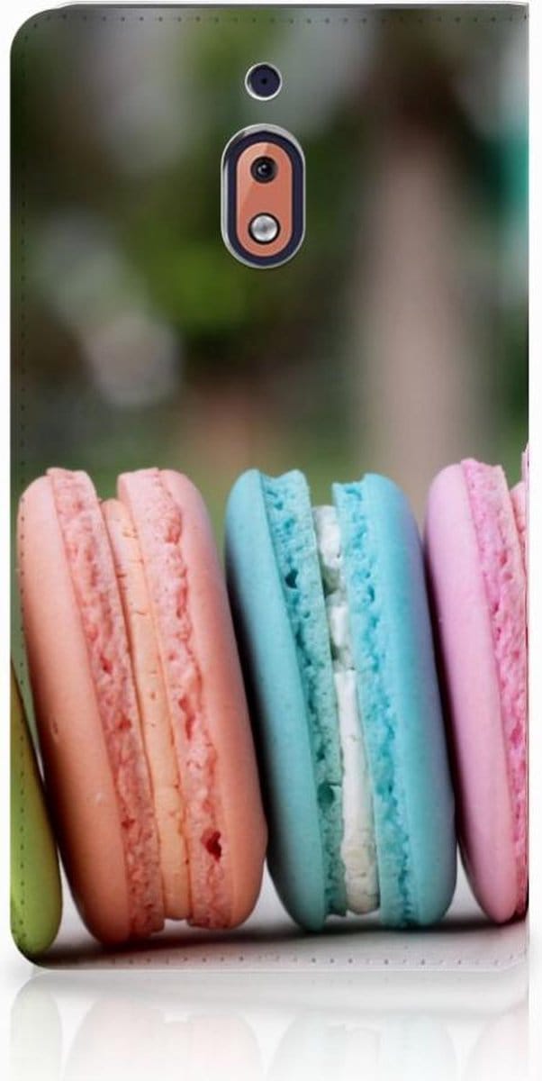 Nokia 2.1 2018 Flip Style Cover Macarons
