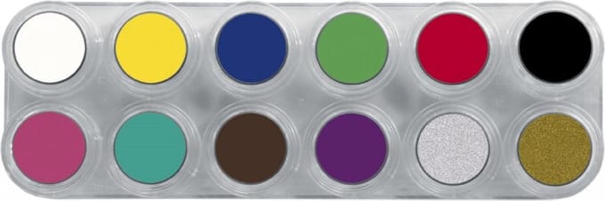 Grimas Waterschmink Pure Make-Up - 12 Palette A