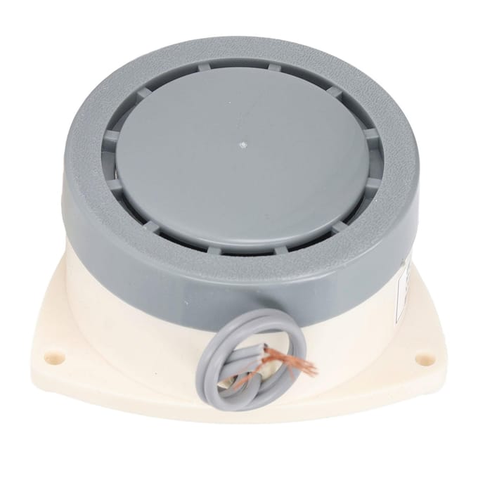 BERM Elektronische Alarm Zoemer Continu Piepgeluid 60DB Rond Vlamvertragend PC Component AC200 220V gray