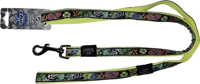 Hondenlijn Rogz Scooter Lijn Dayglo Floral -maat M