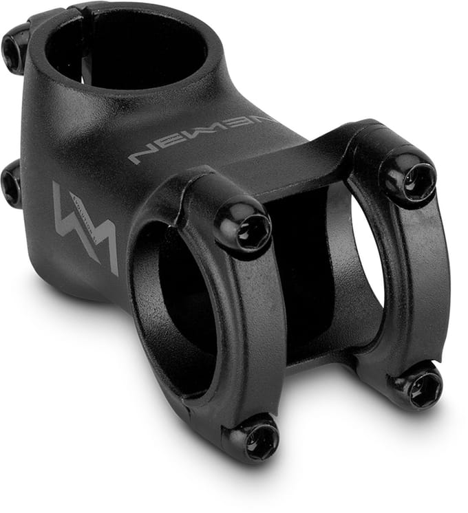 NEWMEN Evolution Stuurpen - 31.8 MM - Hoek 6°- 4 BOUTS - 60 MM - Aluminium - Zwart