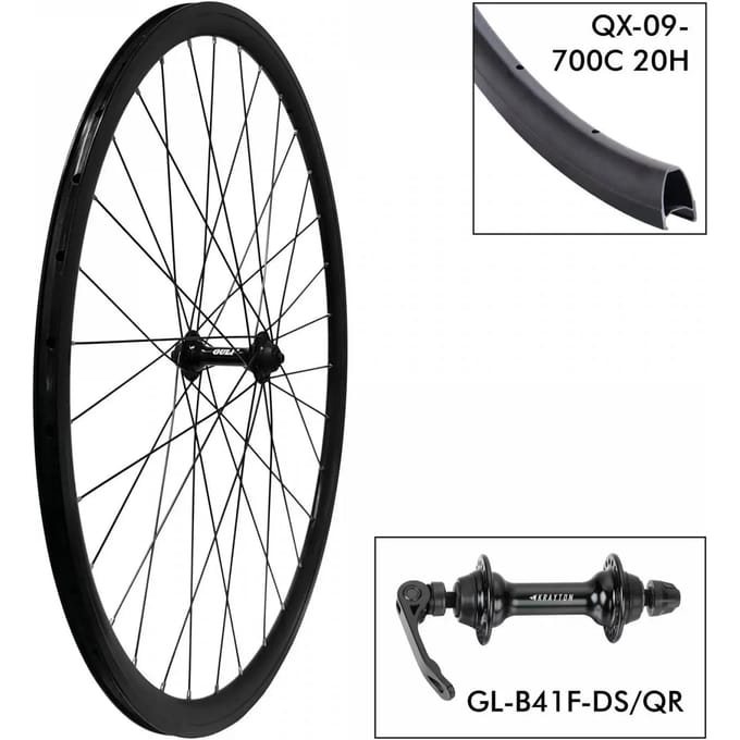 Fietswiel Krayton D. QX-09 36H - B41F 9x100 V-Brake