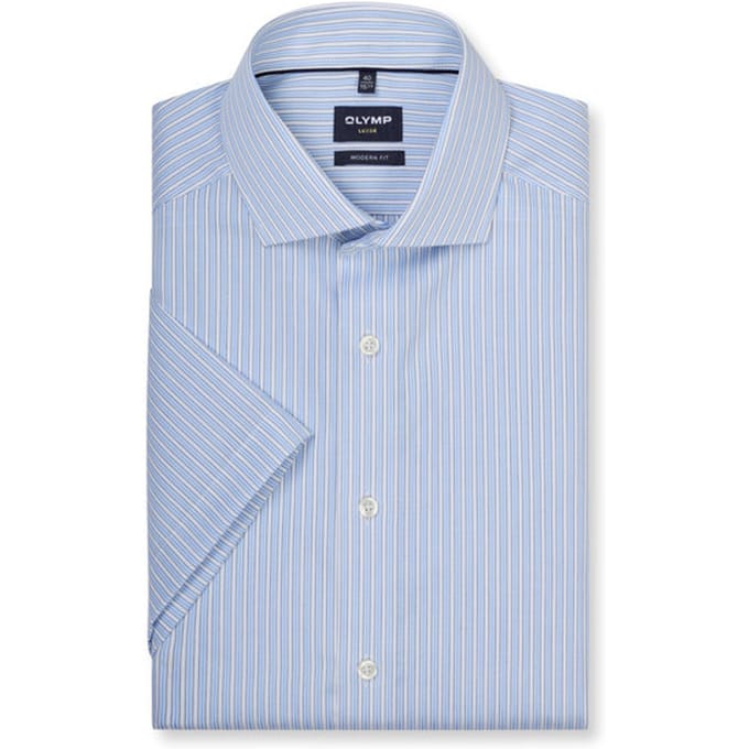 OLYMP Luxor Overhemd, Modern Fit, Royal Kent, Bleu