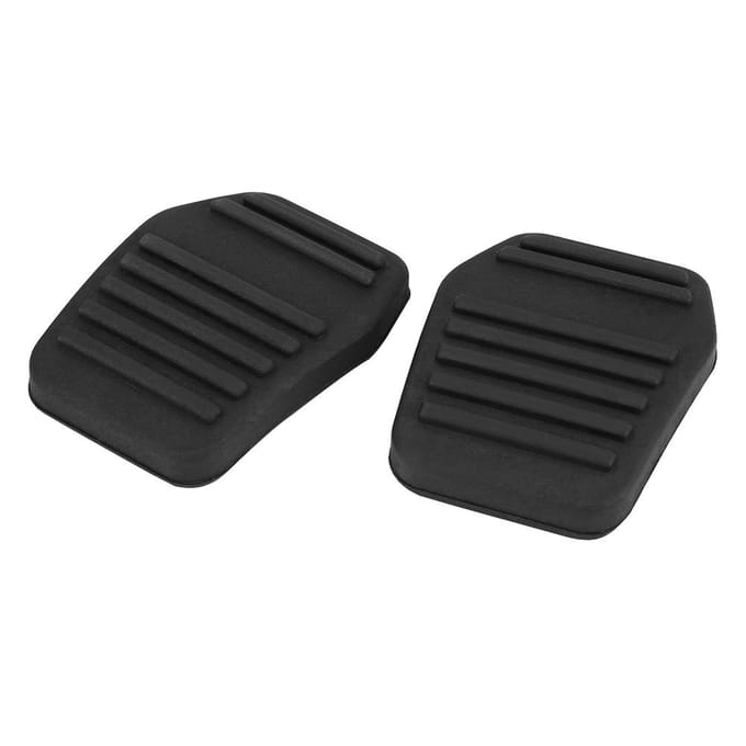 Een paar koppelingspedaalpads rubberen hoes voor Ford Transit MK6 MK7 2000?2014 black