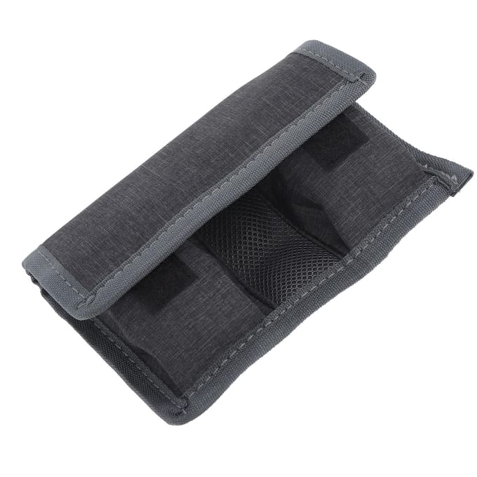 Camera Batterijtasje Houder Etui Geheugenkaart Etui voor LP E6 LP E8 LP E12 LP E10 NP FW50 EN EL14 gray