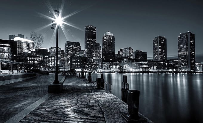 City Skyline Photo Wallcovering