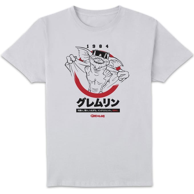Gremlins Flasher Japanese Men's T-Shirt - White - XXL