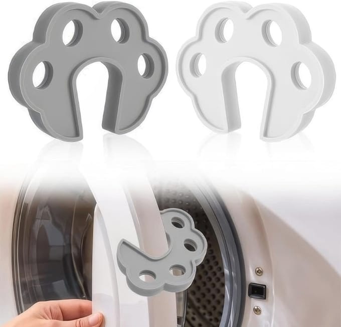 Siliconen Wasmachine Deurstopper 2 Stuks - Flexibele Deurbeugel voor Vingerbescherming en Schimmelpreventie