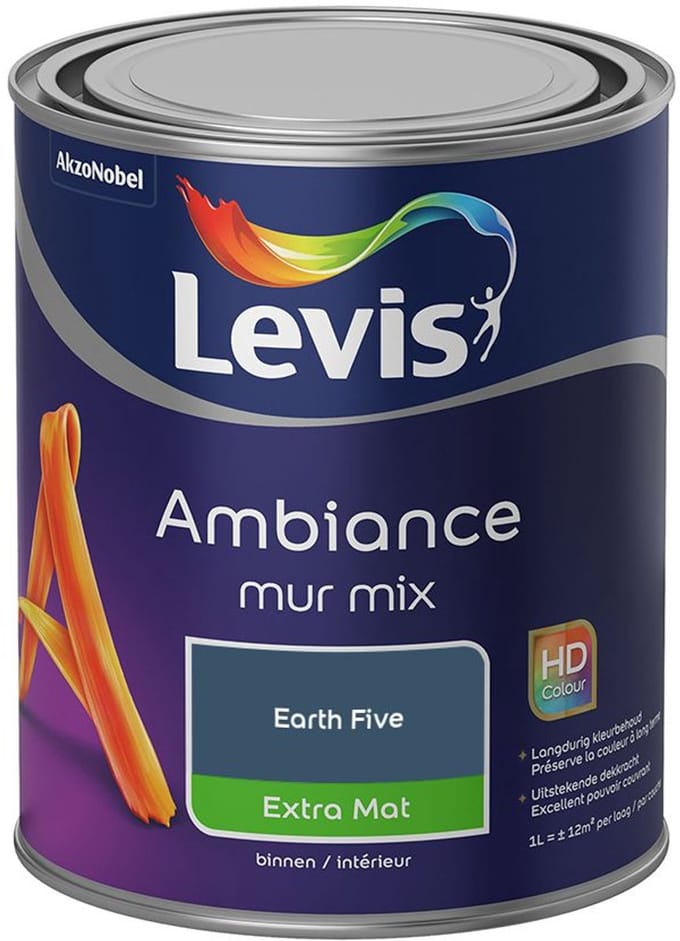 Levis - Ambiance Mur Extra Mat Mix - Earth Five - Mengverf - 1 L