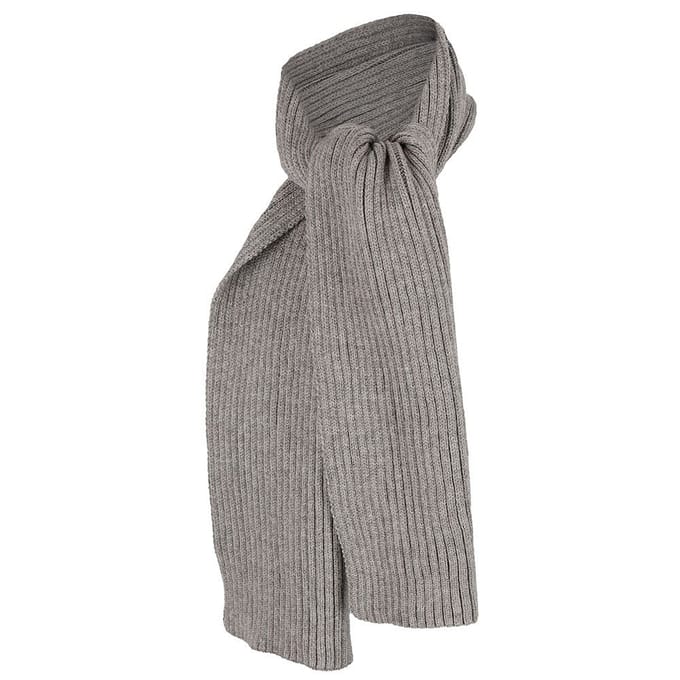 Sjaal kinderen - Unisex - Effen - 2 t/m 8 jaar - Licht Grijs / 4/8 Jaar