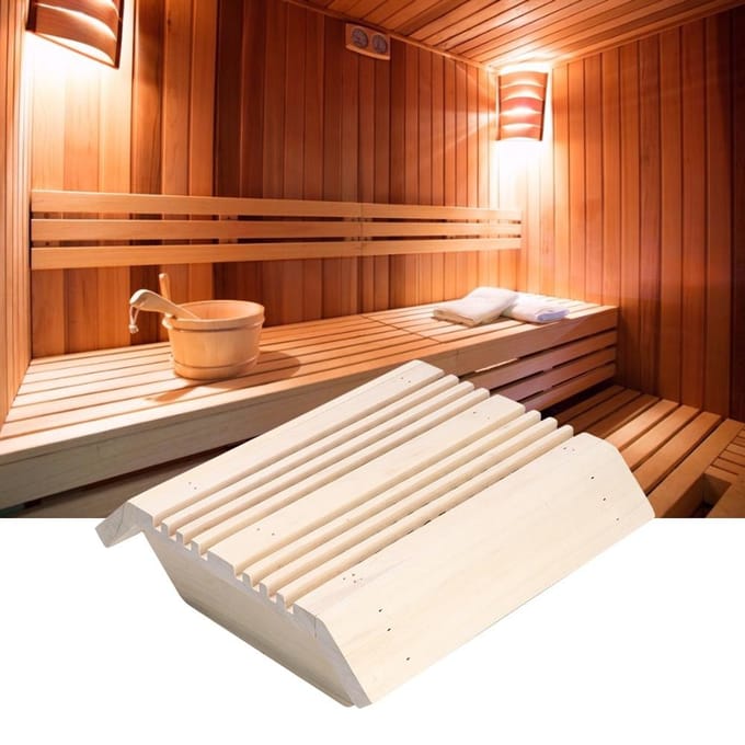 Abat-jour d'angle carré en bois pour salle de sauna, cache-lumière, accessoires de sauna orange