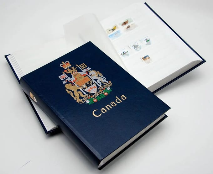 De insteekboeken G met landswapen Canada van DAVO