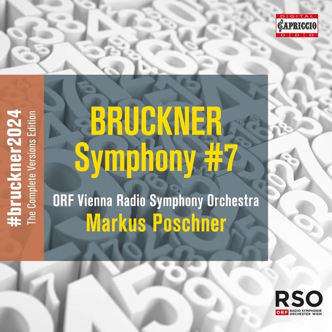 Markus Poschner, ORF Vienna Radio Symphony Orchesstra - Bruckner: Symphony No. 7 (CD)